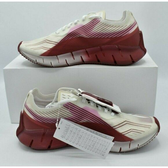 Reebok Men Sz 8.5 Cottweiler Zig 3D Storm White Red Stucco Running Sneaker Shoes main image 11